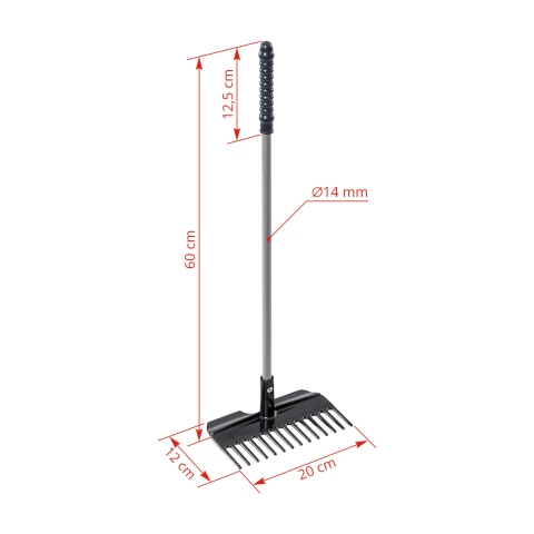 Гребло за тор, Mistboy Mini, черно, 60 см