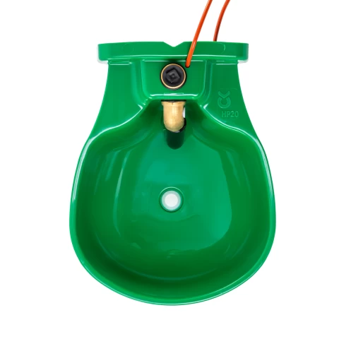 Поилка със защита срещу замръзване, с цилиндричен клапан и нагревателен кабел, 2,8 литра