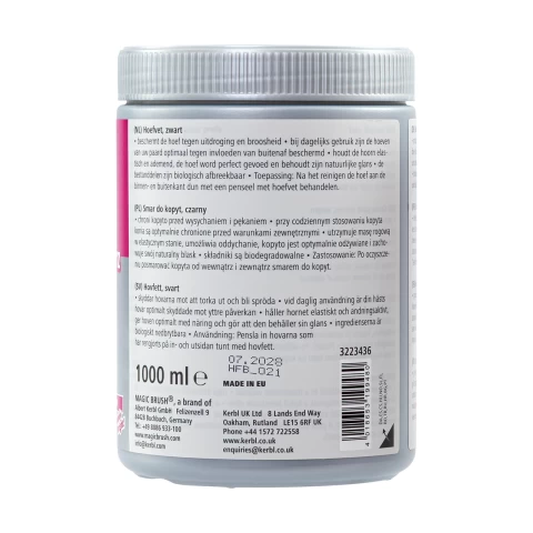 Мехлем за копита MagicBrush, черен, 1000 мл