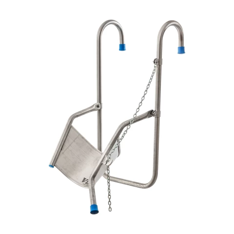 Регулируема опора за главата на едър рогат добитък, предназначена за процедури