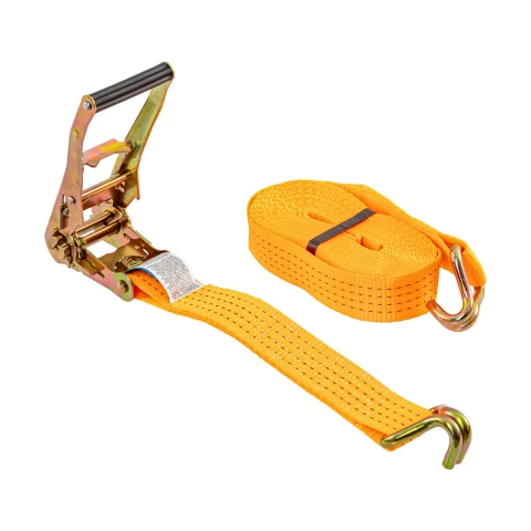 Колан за укрепване на товари с тресчотка, оранжев, 4000 кг, 50 мм × 8 м