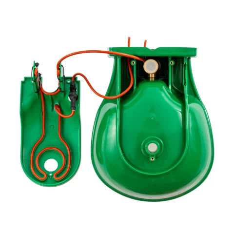 Поилка със защита срещу замръзване, с цилиндричен клапан и нагревателен кабел, 2,8 литра