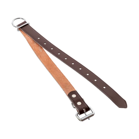 Нашийник за овце и овни от естествена кожа, 65 см