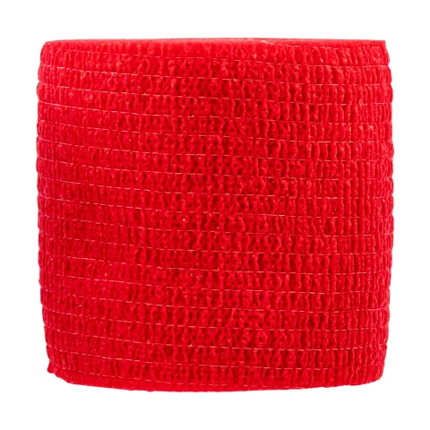 Бинт за копита, Equilastic, червен, 450 × 5 см