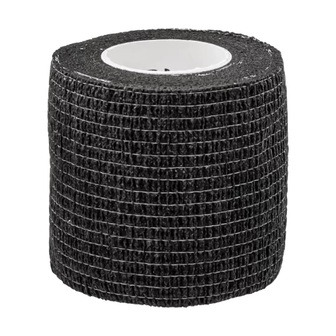 Бинт за копита, Equilastic, черен, 450 × 5 см