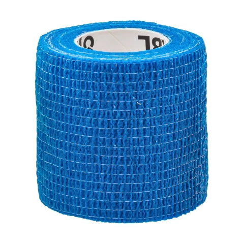 Бинт за копита, Equilastic, син, 450 × 5 см