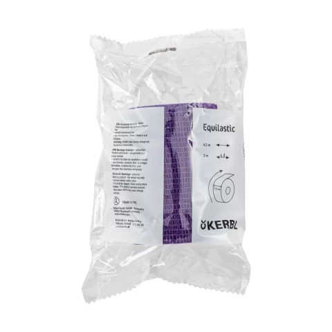 Бинт за копита, Equilastic, лилав, 450 × 7,5 см