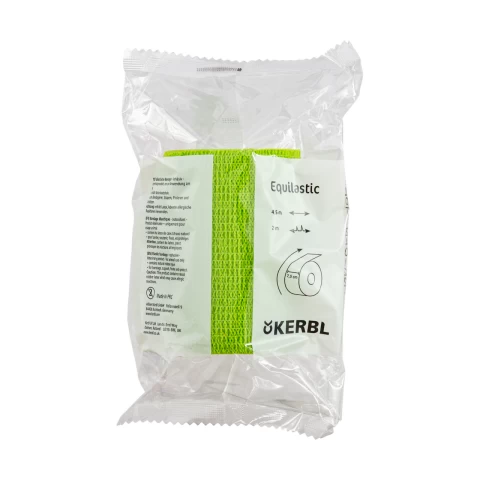 Бинт за копита, Equilastic, зелен, 450 × 7,5 см
