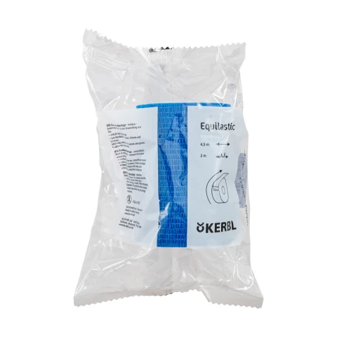 Бинт за копита, Equilastic, син, 450 × 7,5 см