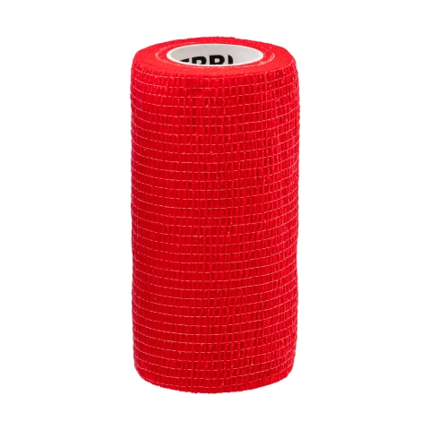 Бинт за копита, Equilastic, червен, 450 × 10 см