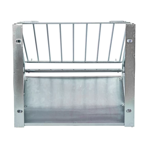 Метална ясла за сено, за монтаж на стена, 60 × 53 см