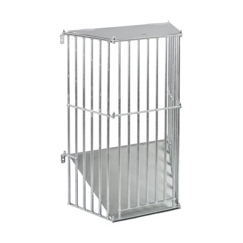 Металнa яслa за сено, за монтаж на стена, 81 × 114 см