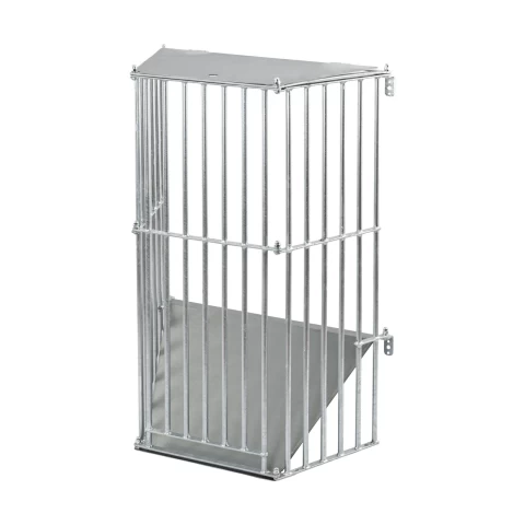 Металнa яслa за сено, за монтаж на стена, 81 × 114 см