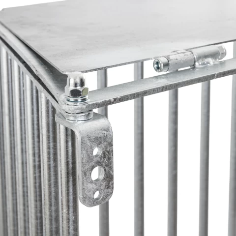 Металнa яслa за сено, за монтаж на стена, 81 × 114 см