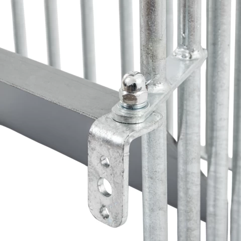 Металнa яслa за сено, за монтаж на стена, 81 × 114 см