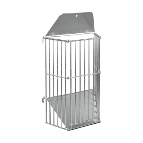 Металнa яслa за сено, за монтаж на стена, 81 × 114 см