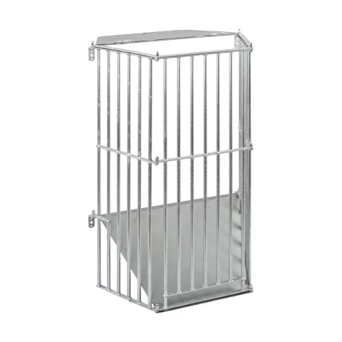 Металнa яслa за сено, за монтаж на стена, 81 × 114 см