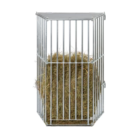 Металнa яслa за сено, за монтаж на стена, 81 × 114 см