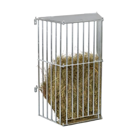 Металнa яслa за сено, за монтаж на стена, 81 × 114 см