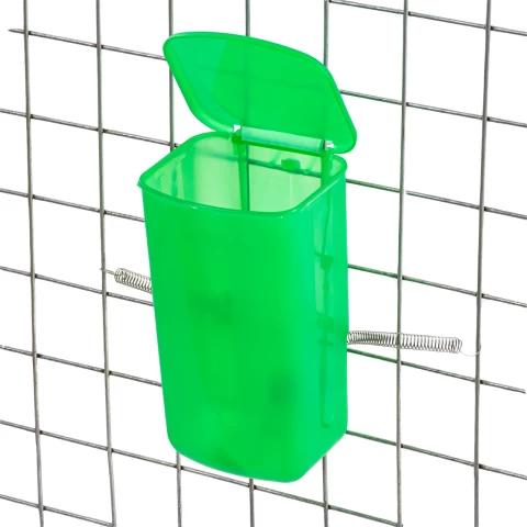 Поилка за зайци, зелена, 1000 мл