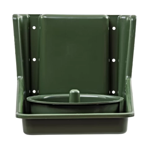 Поставка за сол с кръгла вложка, тъмнозелена