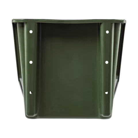 Поставка за сол с кръгла вложка, тъмнозелена