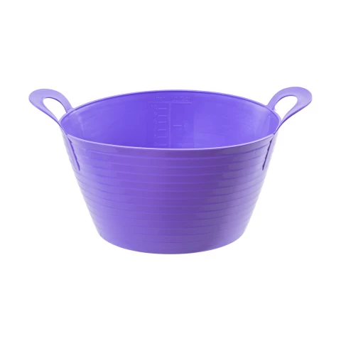 Гъвкава пластмасова кофа, Flexbag, лилава, 12 литра