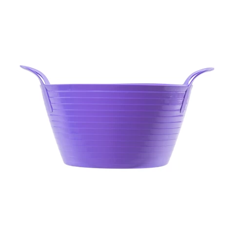 Гъвкава пластмасова кофа, Flexbag, лилава, 12 литра