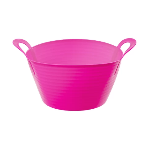 Гъвкава пластмасова кофа, Flexbag, розова, 12 литра