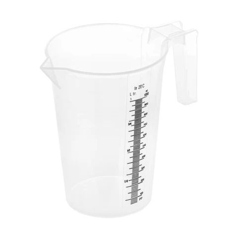 Мерителна кана, пластмасова, 1 литър
