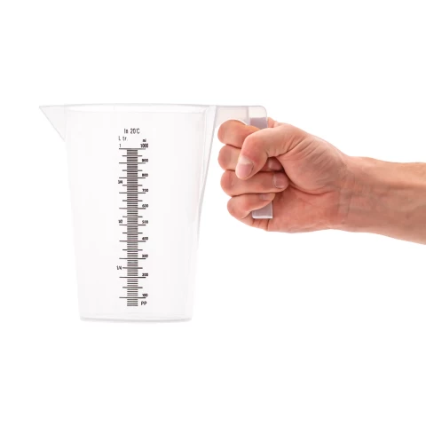 Мерителна кана, пластмасова, 1 литър