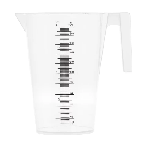 Мерителна кана, пластмасова, 2 литра