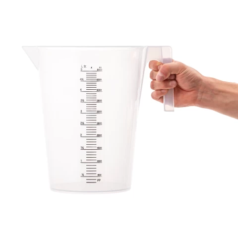 Мерителна кана, пластмасова, 5 литра