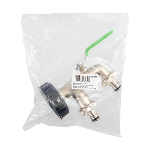 Кран за IBC контейнер, 3/4", с 2 изхода