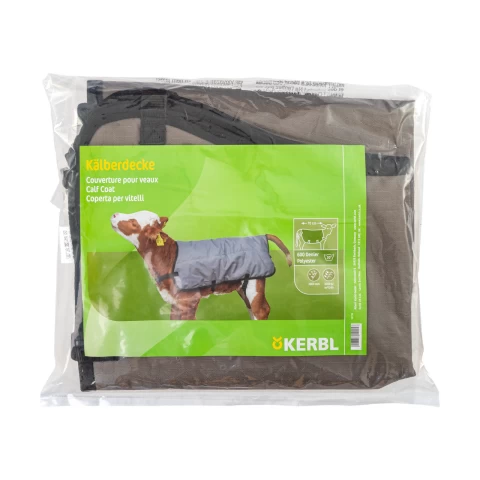 Одеяло за телета, водоустойчиво, сиво, 70 × 70 см