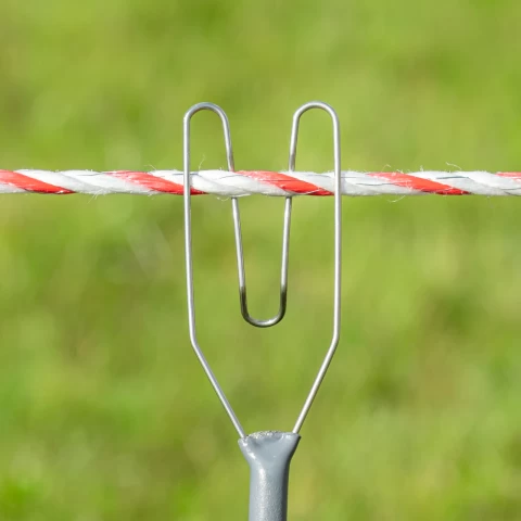 Кабел за свързване на ленти, шнурове или въжета за електрическа ограда