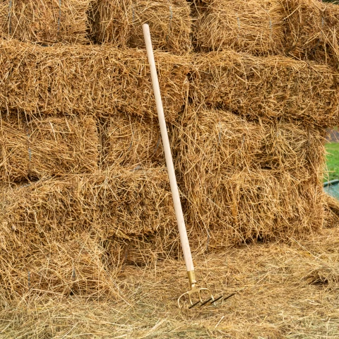 Вила за тор с 4 рога, извита на 90 градуса, 22,5 × 20 cм