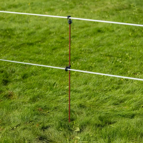 Стоманено колче за електрическа ограда, Ø8 мм × 107 см