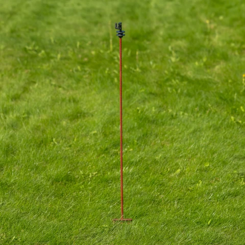 Стоманено колче за електрическа ограда, Ø8 мм × 107 см