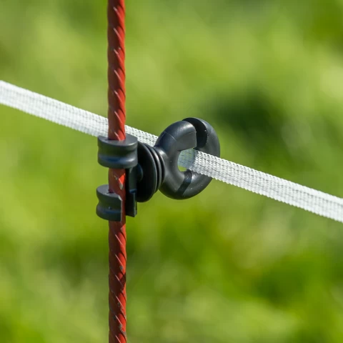 Допълнителен изолатор за кръгло стоманeно колче Ø8 мм, 25 бр.