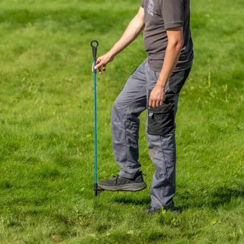 Колче от фибростъкло, AKO Oval Premium, 110 см, синьо, 10 бр.