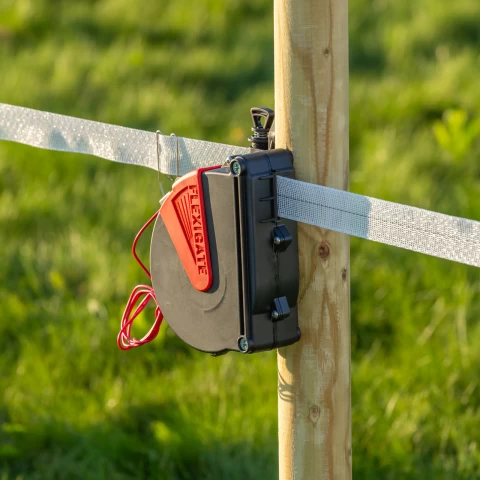 Комплект за порта/врата за електропастир с 40 мм лента , Ako Flexigate, 7,5 метра