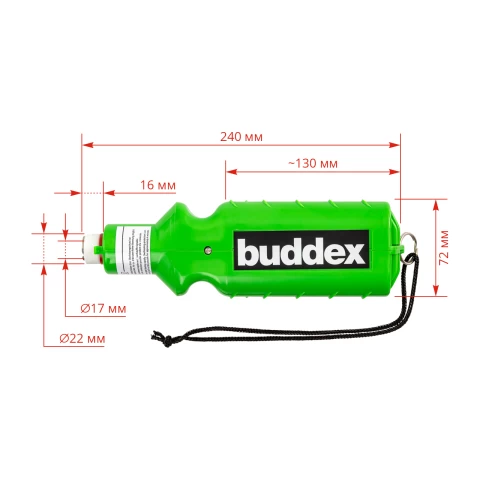Акумулаторен обезроговител за телета, Buddex