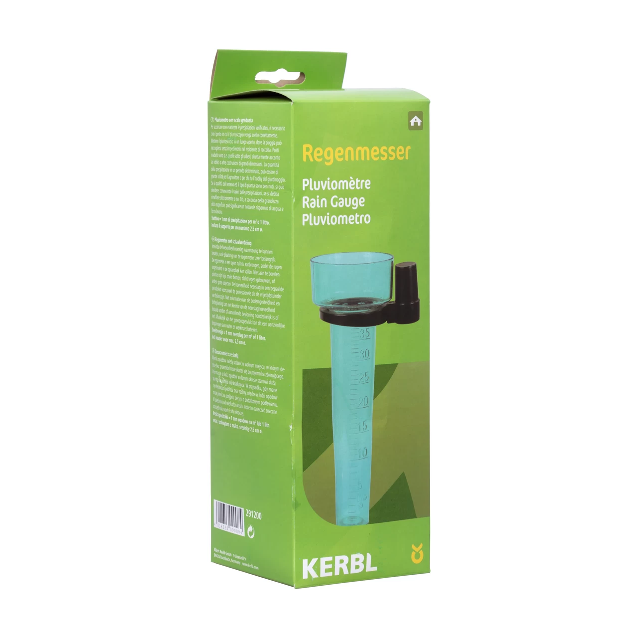 Дъждомер, 40 л/м², разграфен на по 1 мл