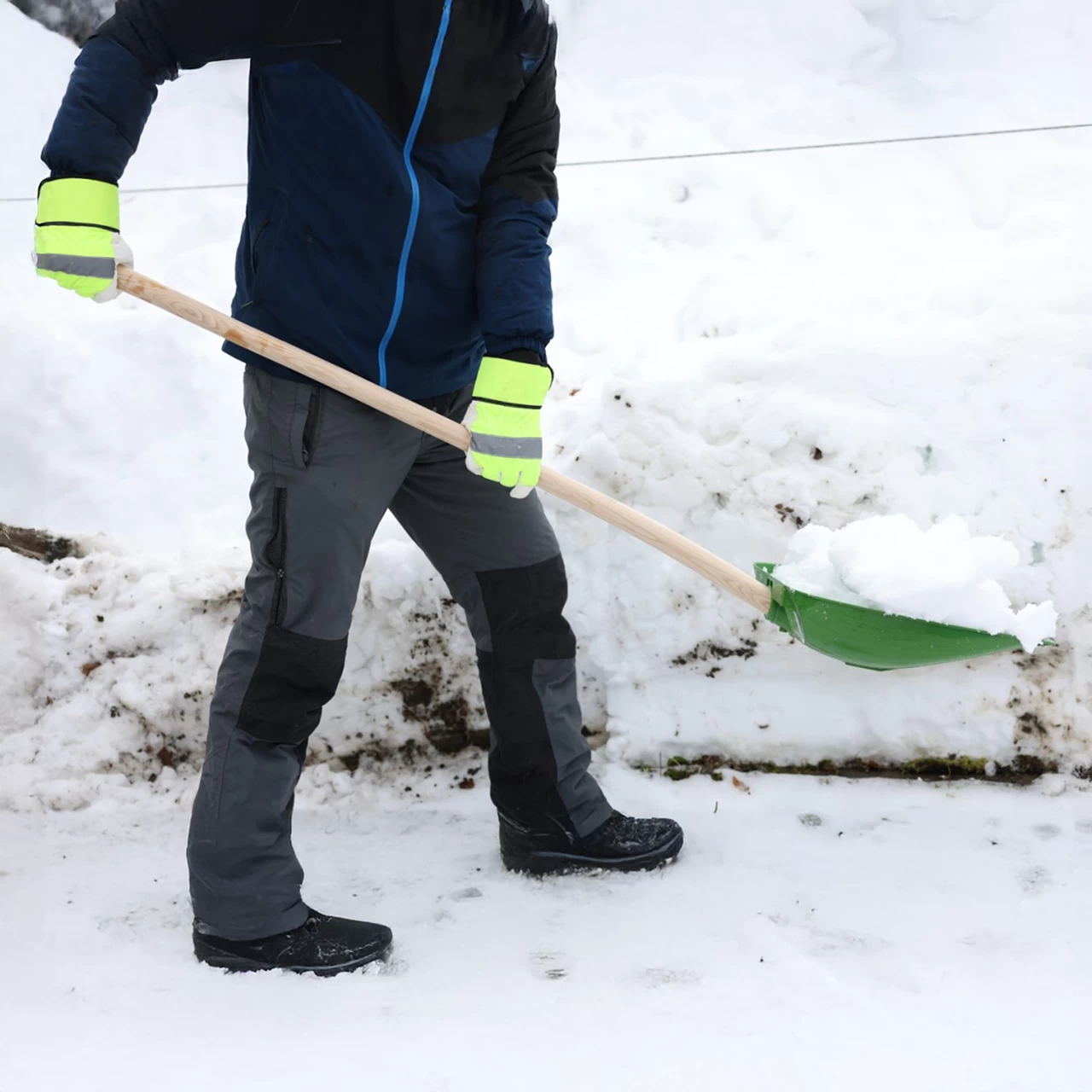Лопата за зърно и сняг, без дръжка, 40 × 42 см