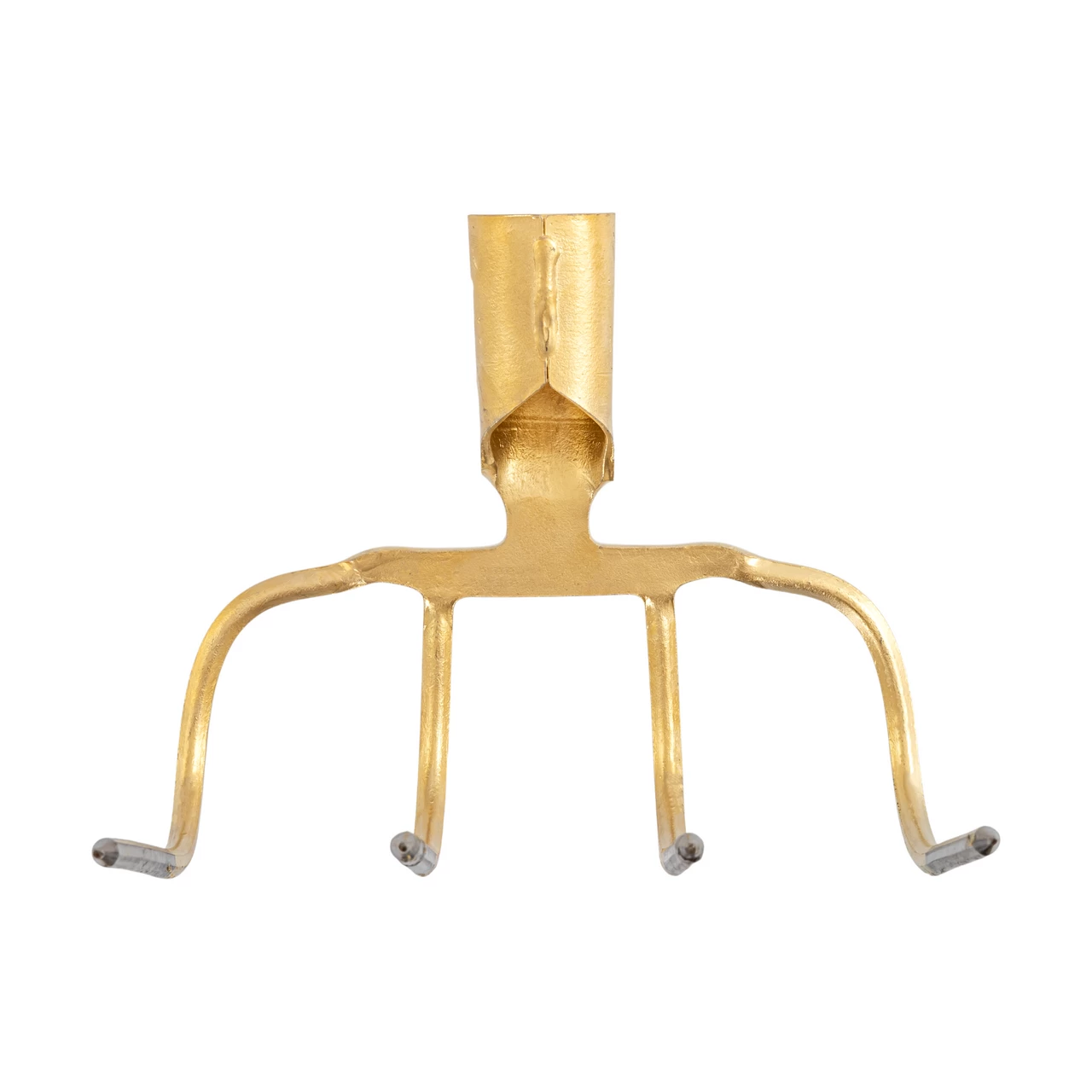 Вила за тор с 4 рога, извита на 90 градуса, 22,5 × 20 cм