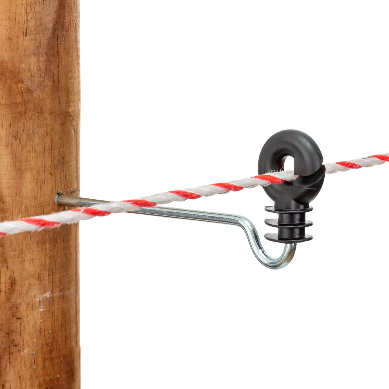 Дълъг изолатор тип пръстен, с винт за дърво, 220 мм