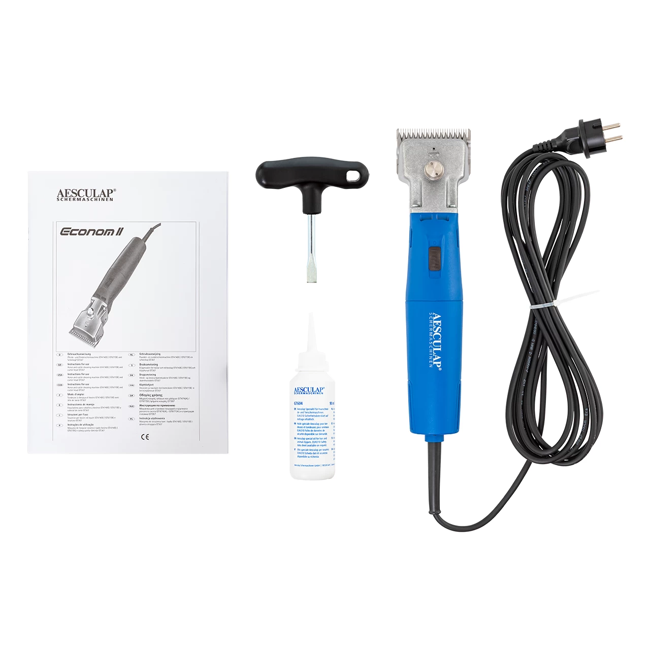 Машинка за стригане на едър рогат добитък и коне, Aesculap Econom II, 230 V