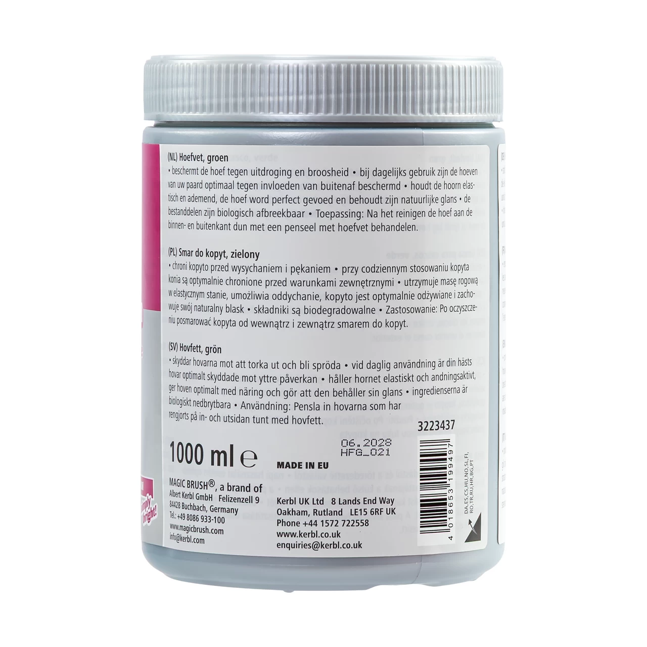 Мехлем за копита MagicBrush, зелен, 1000 мл