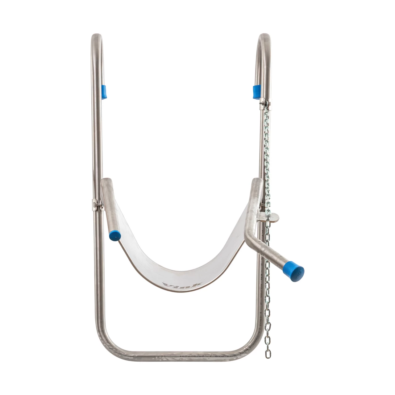 Регулируема опора за главата на едър рогат добитък, предназначена за процедури